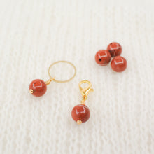 Lade das Bild in den Galerie-Viewer, Roter Jaspis, Maschenmarkierer