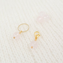 Lade das Bild in den Galerie-Viewer, Rosenquarz, Maschenmarkierer